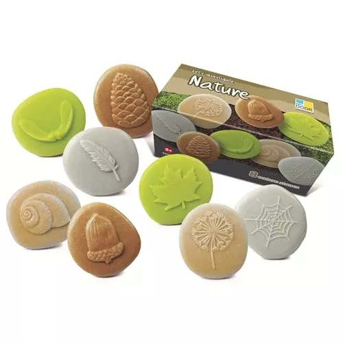 Yellow Door Let's Investigate – Nature, Set of 8 Stone Figures