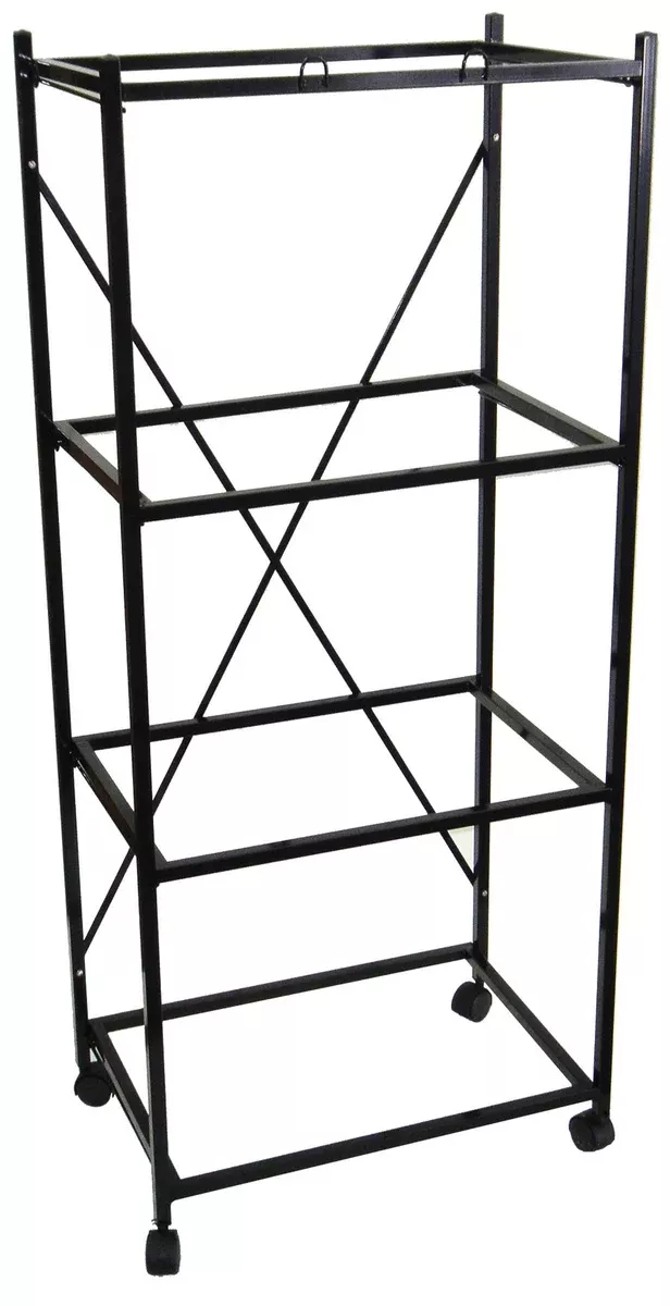 YML 4-Shelves Stand for Pet Cages, Black
